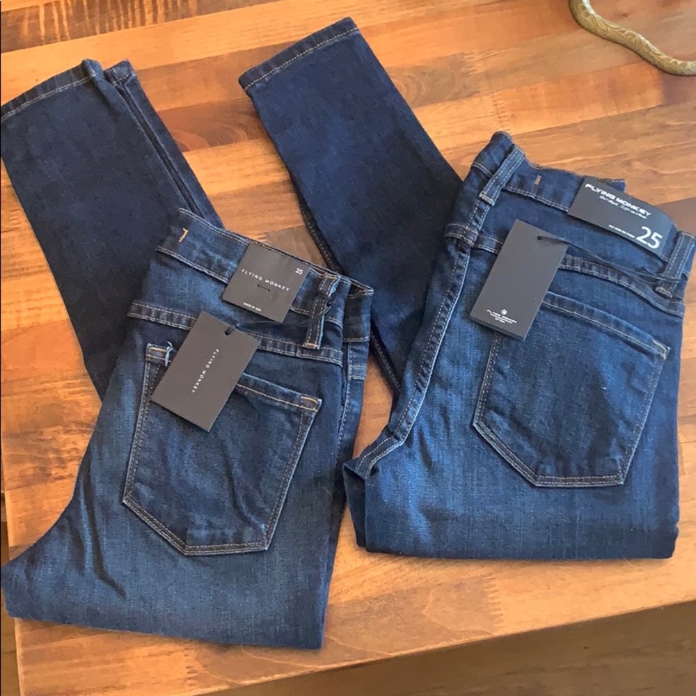 Flying Monkey High Waist Skinny Jeans 25👖L7426D